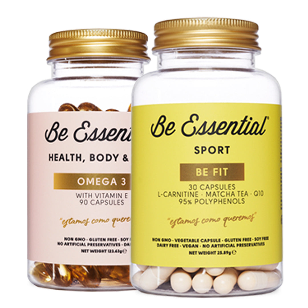 OMEGA 3 + BE FIT L-CARNITINA, TE MATCHA, Q10 OMEGA 3 + BE FIT L-CARNITINA, TE MATCHA, Q10